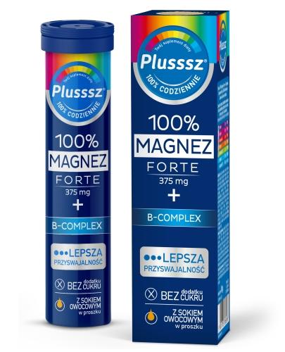 zdjęcie produktu Plusssz 100% Magnez Forte + B-Complex 20 tabletek musujących