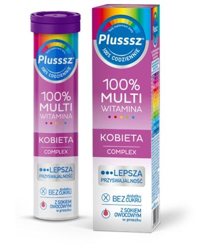 zdjęcie produktu Plusssz 100% Multiwitamina Kobieta Complex 20 tabletek musujących