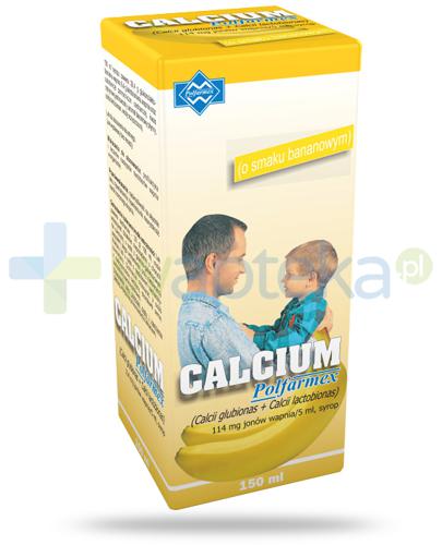 podgląd produktu Polfarmex Calcium syrop o smaku bananowym 150 ml