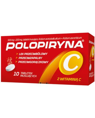 zdjęcie produktu Polopiryna C 10 tabletek musujących
