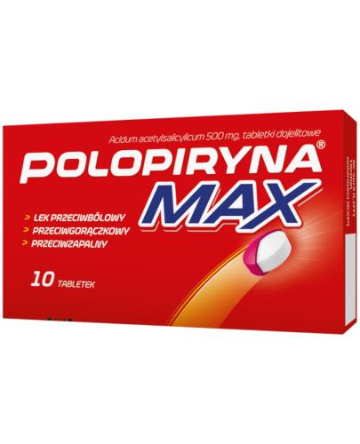 zdjęcie produktu Polopiryna Max 500mg 10 tabletek