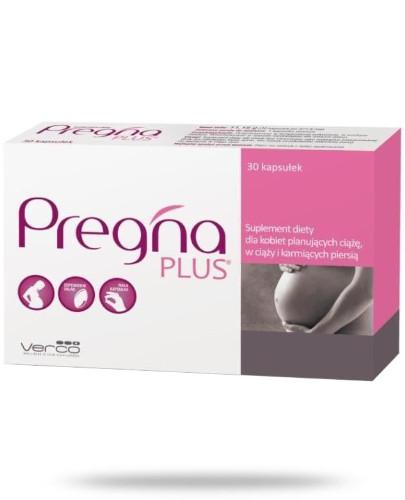 zdjęcie produktu Pregna Plus dla kobiet w ciąży i karmiących 30 kapsułek