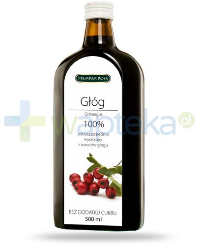 podgląd produktu Premium Rosa Głóg sok 500 ml