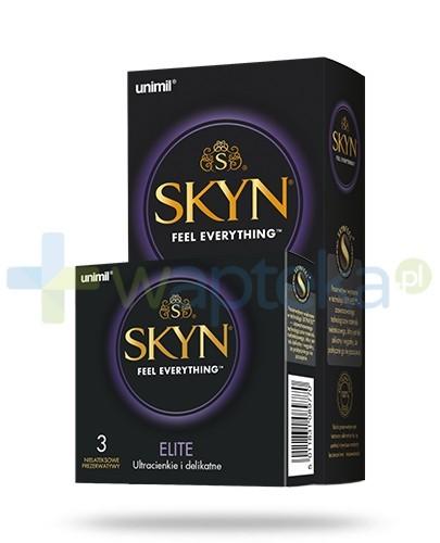 podgląd produktu Unimil Skyn Elite prezerwatywy 3 sztuki