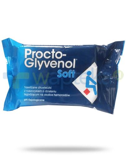 zdjęcie produktu Procto-Glyvenol Soft chusteczki nawilżane z ruszczykiem 30 sztuk