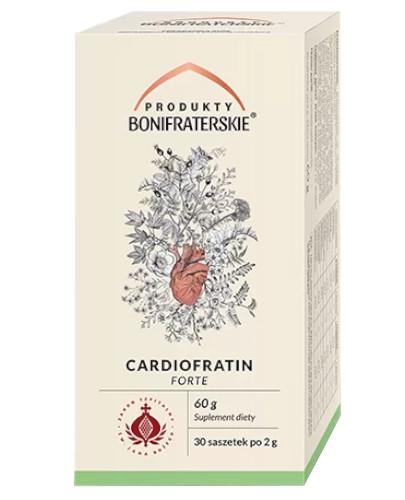 zdjęcie produktu Produkty Bonifraterskie Cardiofratin Forte 30 saszetek po 2 g