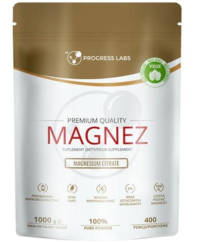 podgląd produktu Progress Labs Magnez (cytrynian magnezu) proszek 1000 g