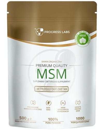 podgląd produktu Progress Labs MSM Siarka Organiczna proszek 500 g