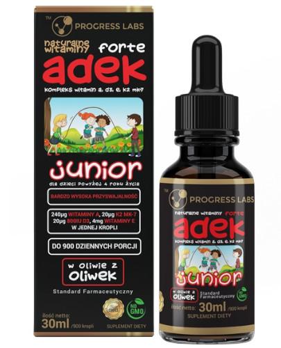 podgląd produktu Progress Labs Witamina ADEK Junior Forte Complex w kroplach 30 ml