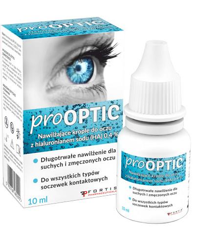 podgląd produktu ProOptic nawilżające krople do oczu 0.4% HA 10 ml