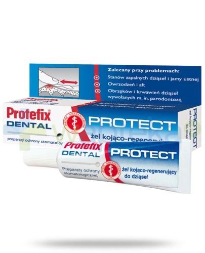 podgląd produktu Protefix Dental Protect żel kojąco regenerujący do dziąseł 10 ml