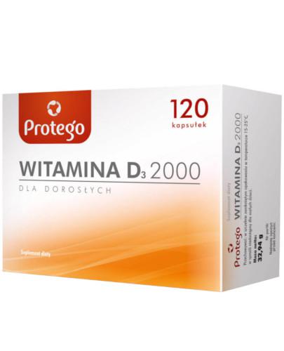 zdjęcie produktu Protego witamina D3 2000j.m. dla dorosłych 120 kapsułek