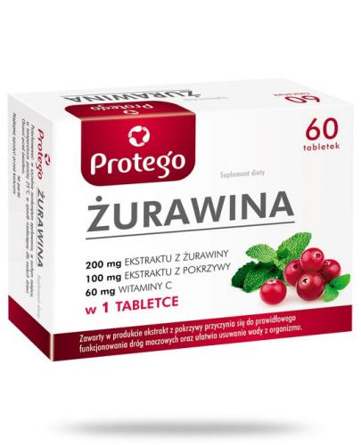 podgląd produktu Protego Żurawina 60 tabletek