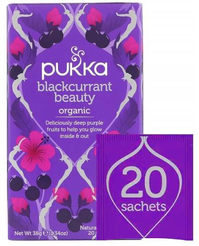 podgląd produktu Pukka Blackcurrant Beauty herbata 20 saszetek