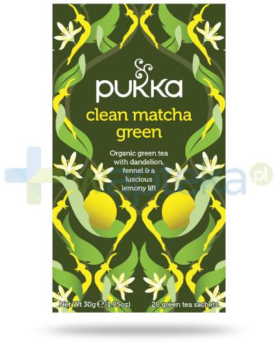 podgląd produktu Pukka Clean Matcha Green herbata zielona oczyszczająca 20 torebek