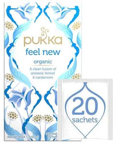 podgląd produktu Pukka Feel New herbata 20 saszetek