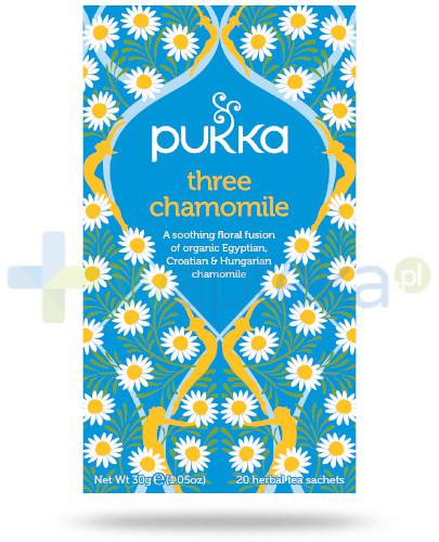 podgląd produktu Pukka Three Chamomile herbata z rumiankiem 20 torebek
