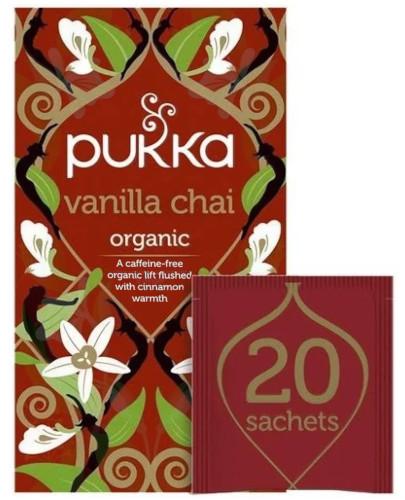podgląd produktu Pukka Vanilla Chia herbata 20 saszetek