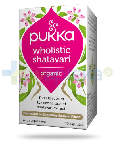 podgląd produktu Pukka Wholistic Shatavari suplement diety BIO 30 kapsułek