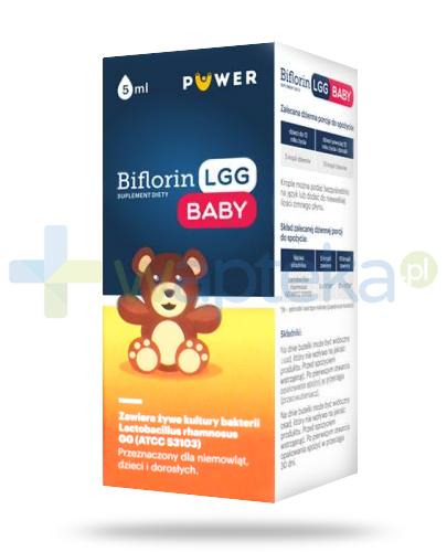 podgląd produktu Puwer Biflorin LGG Baby krople 5 ml