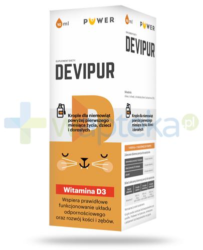 zdjęcie produktu Puwer Devipur witamina D3, krople 10 ml