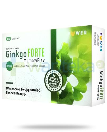 podgląd produktu Puwer Ginkgo Forte MemoryFlav 60 tabletek