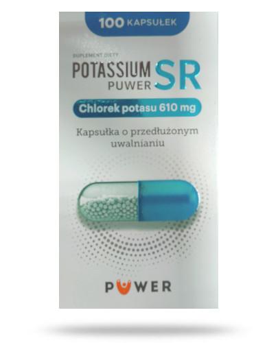 podgląd produktu Puwer Potassium SR chlorek potasu 610mg 100 kapsułek