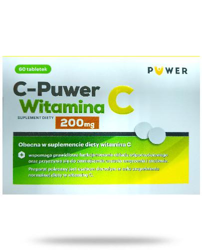 podgląd produktu Puwer Witamina C 200mg 60 tabletek
