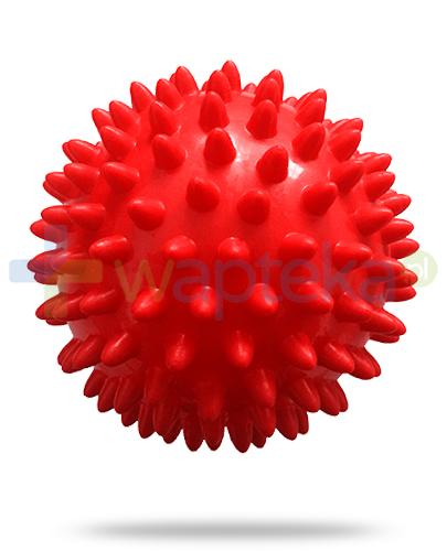 podgląd produktu Qmed Massage Ball piłeczka rehabilitacyjna z kolcami 9 cm kolor czerwony 1 sztuka