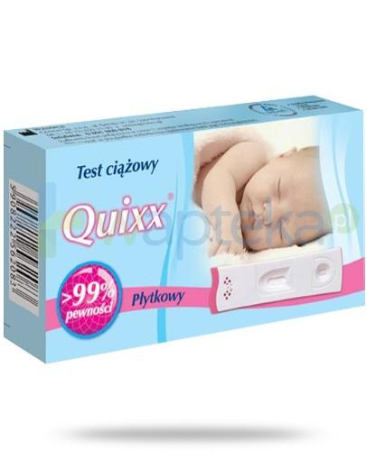 Quixx test ciążowy płytkowy 1 sztuka