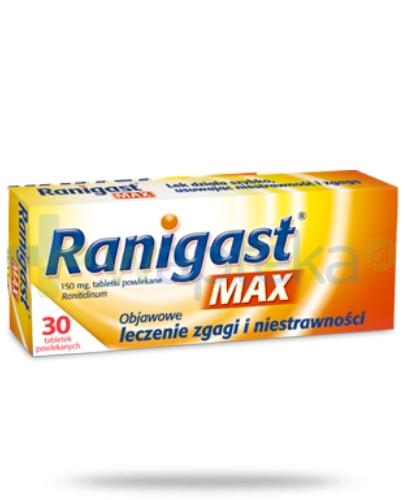 podgląd produktu Ranigast MAX 150mg 30 tabletek