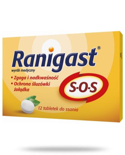 podgląd produktu Ranigast SOS 12 tabletek do ssania