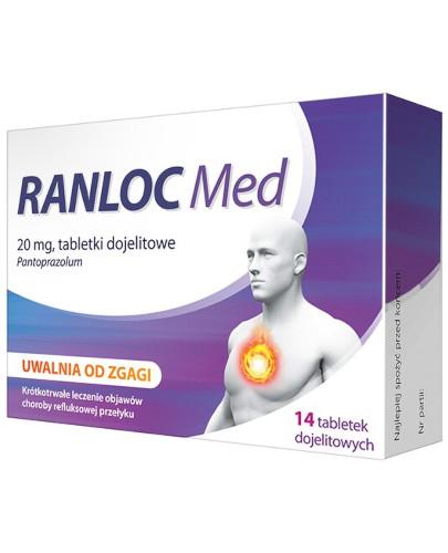 zdjęcie produktu Ranloc Med 20 mg 14 tabletek
