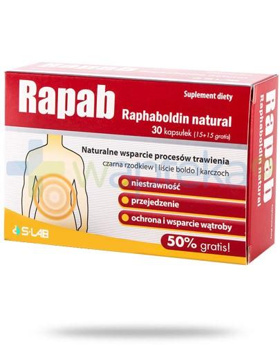 podgląd produktu Rapab Raphaboldin natural 30 kapsułek