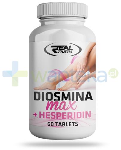 podgląd produktu Real Pharm Diosmina Max z hesperydyną 60 tabletek