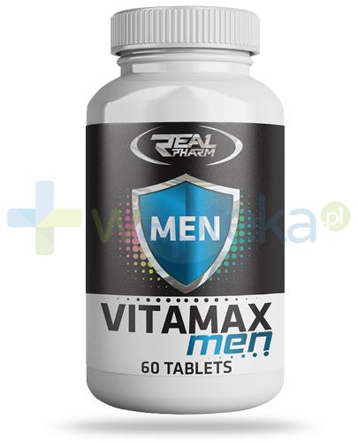 podgląd produktu Real Pharm VitaMax Men witaminy dla mężczyzn 60 tabletek