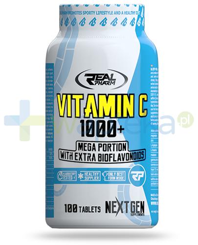 podgląd produktu Real Pharm Vitamin C 1000+ 100 tabletek