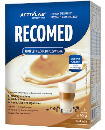 podgląd produktu RecoMed smak latte 6 saszetek
