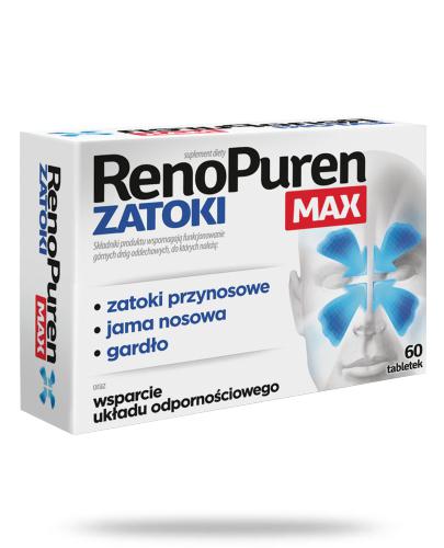 zdjęcie produktu RenoPuren Zatoki Max wsparcie układu odpornościowego 60 tabletek