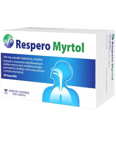 podgląd produktu Respero Myrtol 50 kapsułek dojelitowych