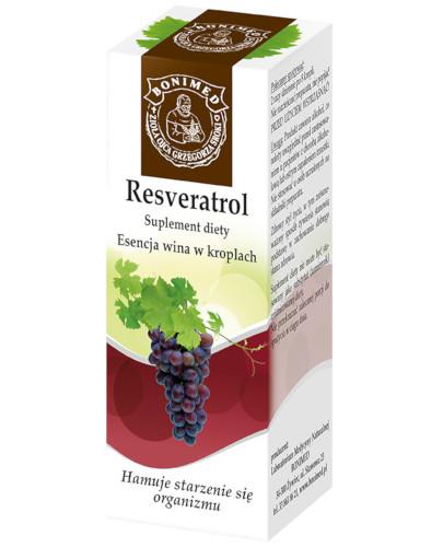 podgląd produktu Resveratrol esencja wina w kroplach 20 ml