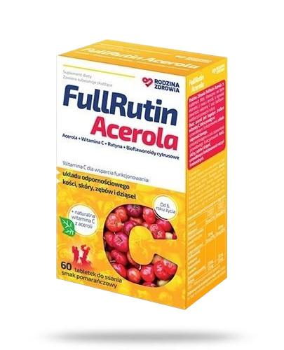 zdjęcie produktu Rodzina Zdrowia FullRutin Acerola 60 tabletek do ssania