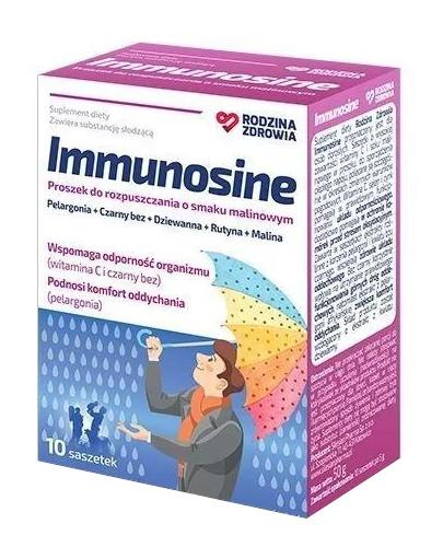 podgląd produktu Rodzina Zdrowia Immunosine 10 saszetek