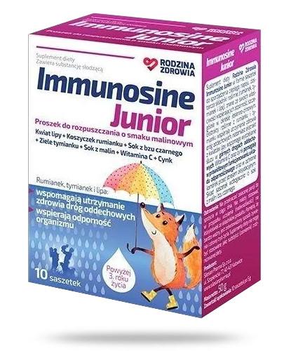 zdjęcie produktu Rodzina Zdrowia Immunosine Junior 10 saszetek
