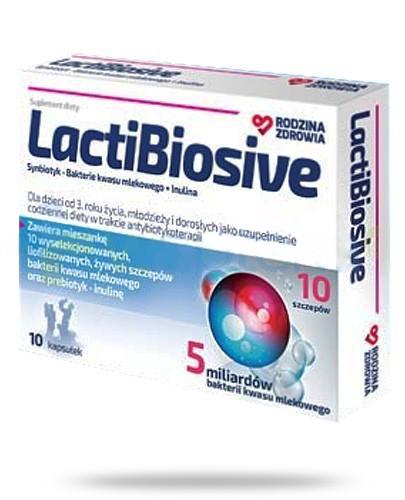 zdjęcie produktu Rodzina Zdrowia LactiBiosive synbiotyk 10 kapsułek 