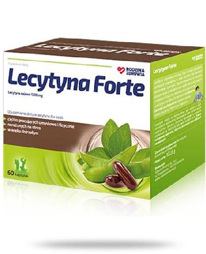 podgląd produktu Rodzina Zdrowia Lecytyna Forte 60 kapsułek