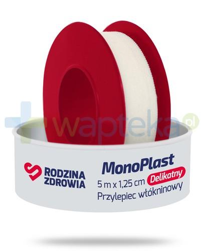 podgląd produktu Rodzina Zdrowia MonoPlast delikatny przylepiec włókninowy do cięcia 5m x 1,25cm