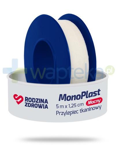 podgląd produktu Rodzina Zdrowia MonoPlast mocny przylepiec tkaninowy do cięcia 5m x 1,25cm