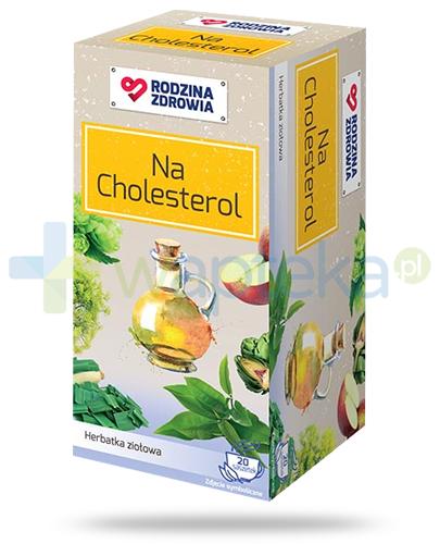 podgląd produktu Rodzina Zdrowia Na cholesterol herbatka ziołowa 20 saszetek