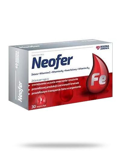 podgląd produktu Rodzina Zdrowia Neofer 30 kapsułek 